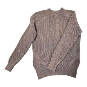 Jon & Anna women's pullover sweater gray med. 50% Nylon 30% Viscose 20% Spandex